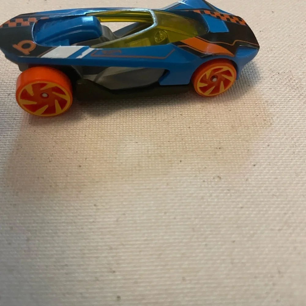 Hot wheels Blue and Orange Toy Racecar
